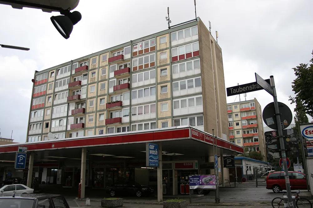 Esso Tankstelle Hamburg Reeperbahn in den 2000er