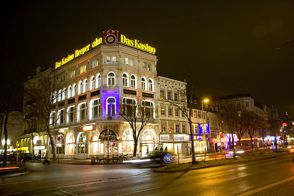 Reeperbahn Hambuger Spielbank - Kasino um 2000